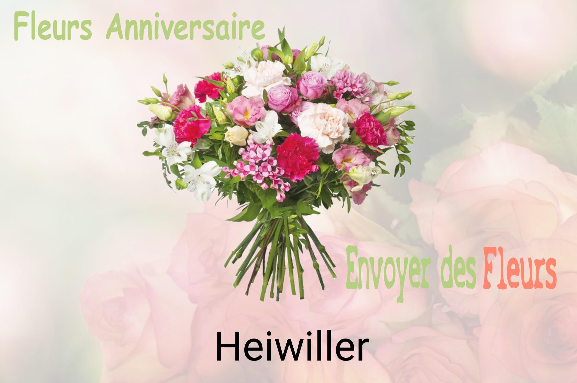 Bouquet de fleurs d’anniversaire livré à Heiwiller