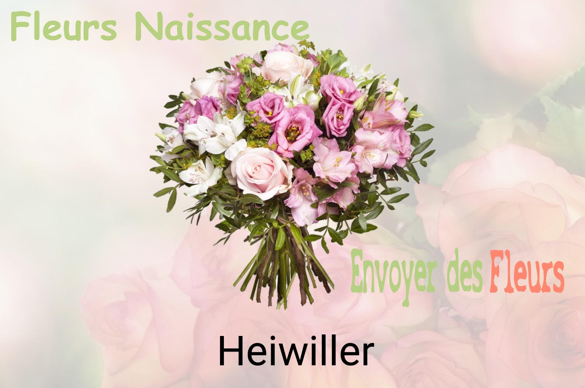 Bouquet de fleurs de naissance livré à Heiwiller